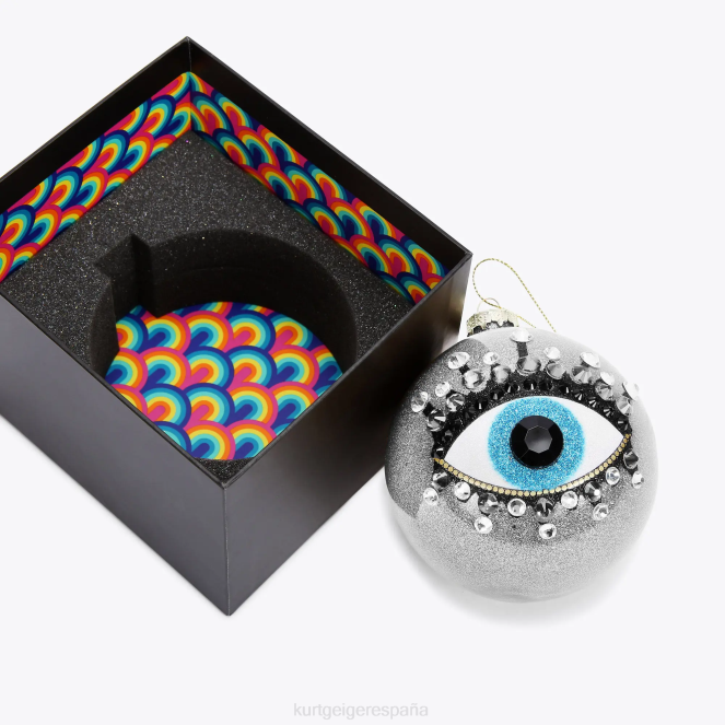 Kurt Geiger mujer adorno navideño del ojo de londres 2LPR502 | accesorios plata